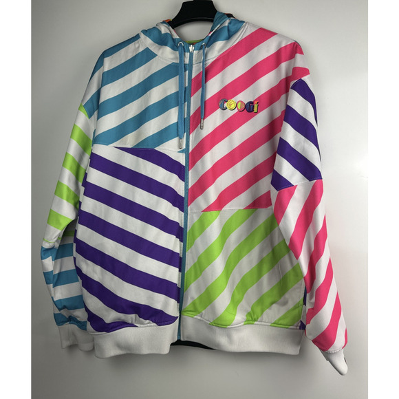 Coogi Reversible Jacket Full Zip Colorful Geometric Print Men’s Big & Tall XXL - Picture 2 of 16